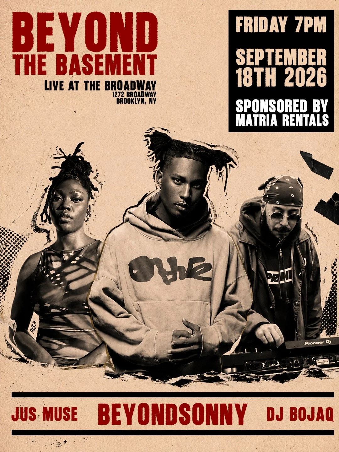 Beyond the Basement ft. Jus Muse, BEYONDSONNY + DJ BOJAQ