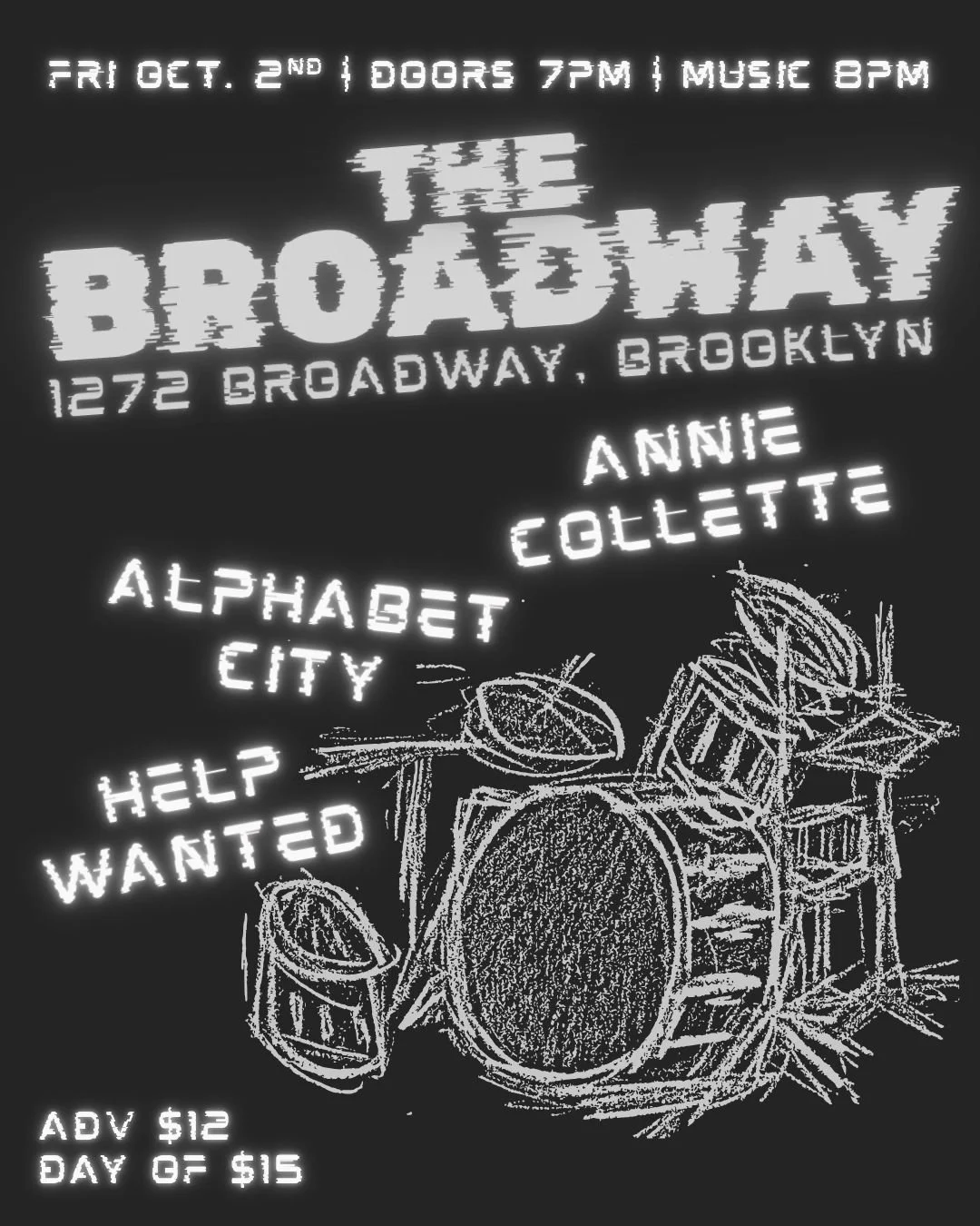 Annie Collette w/ Alphabet City + Help Wanted
