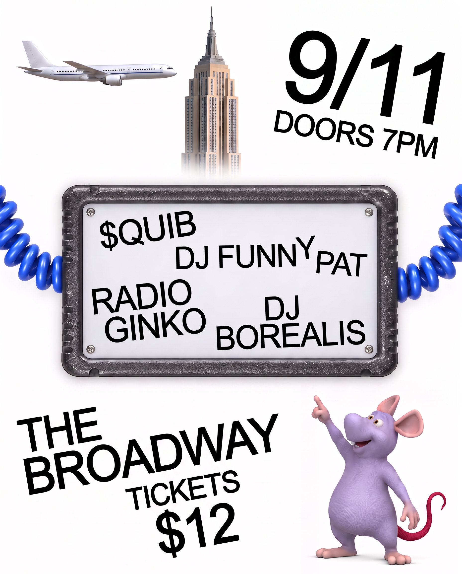 $quib, dj funnypat, radio ginko + DJ Borealis