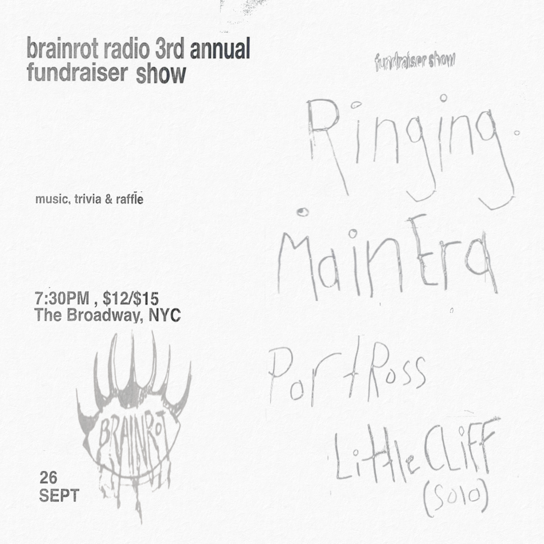 Brainrot Radio Fundraiser Show w Ringing, Main Era, Port Ross, Little Cliff