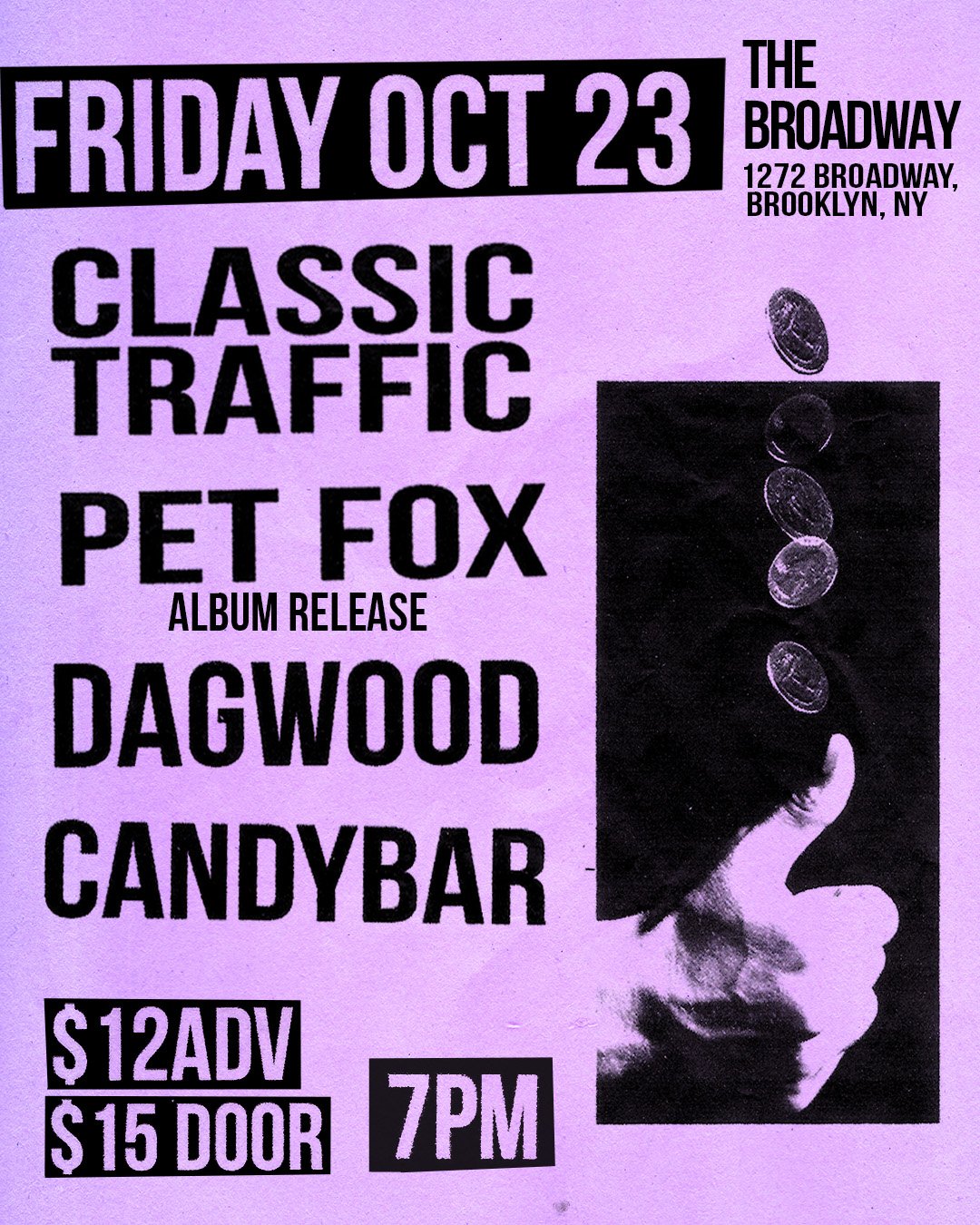 Classic Traffic, Pet Fox, Dagwood + Candybar