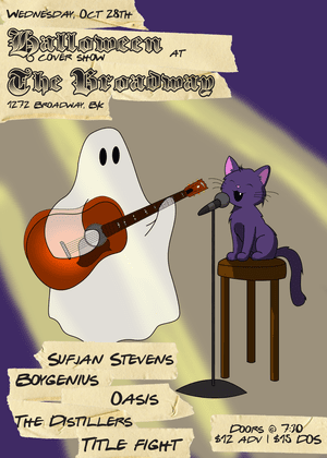 Cover Show ft: Title Fight, Distillers, Oasis, Boygenius & Sufjan Stevens at The Broadway