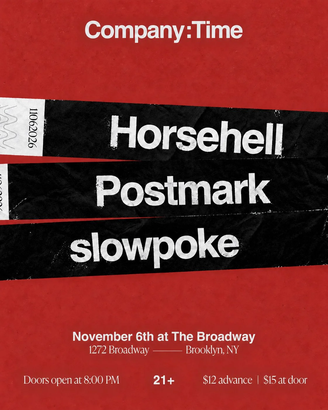 Horsehell w/ Postmark + Slowpoke
