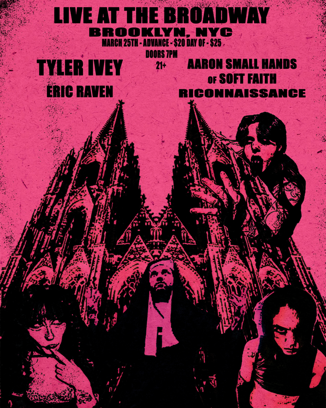 Aaron Small Hands w/ Tyler Ivey, Eric Raven + Riconnaissance — The Broadway