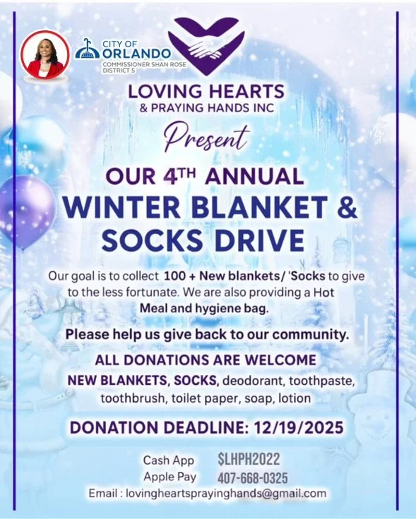 4th Annual Winter blanket and sock drive 