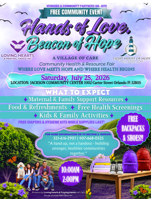 Hands of Love , Beacon of Hope community health & resource fair 