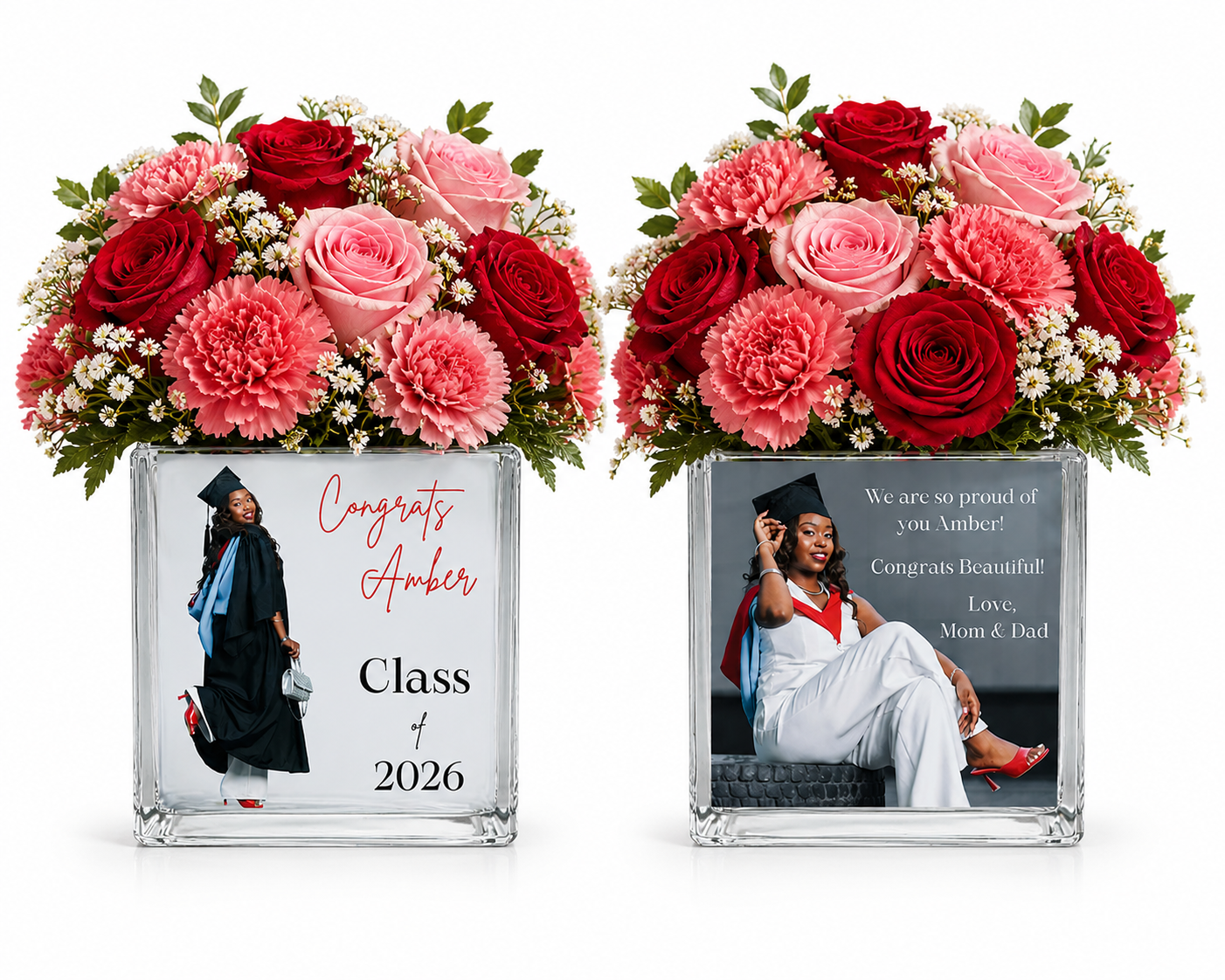 Grad Vase (Flowers Included)