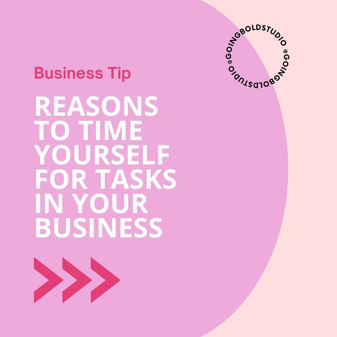 A piece of advice that has been really helpful in my business? Timing yourself for all of the tasks in your business. Thanks for the tip @countless.io!

Not only can timing yourself help you with time management and planning your days but it can also