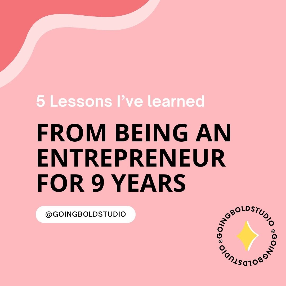 This week I hit my 9th anniversary of becoming an entrepreneur 🤯

I&rsquo;m not quite sure how that happened because it doesn&rsquo;t feel like that long ago I was starting my first business from the balcony of my studio apartment in NYC. Alas, some