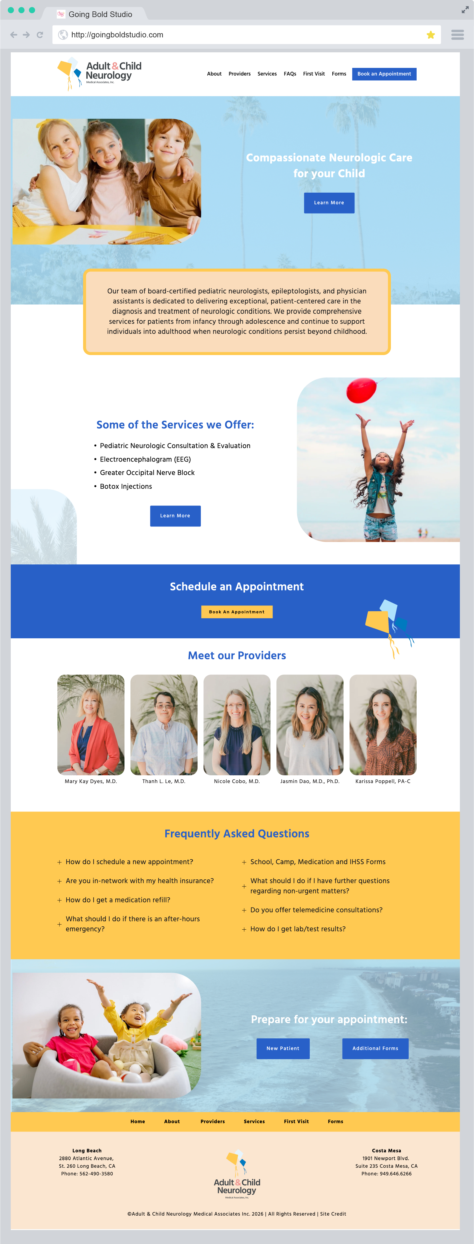 Medical Practice Website Design