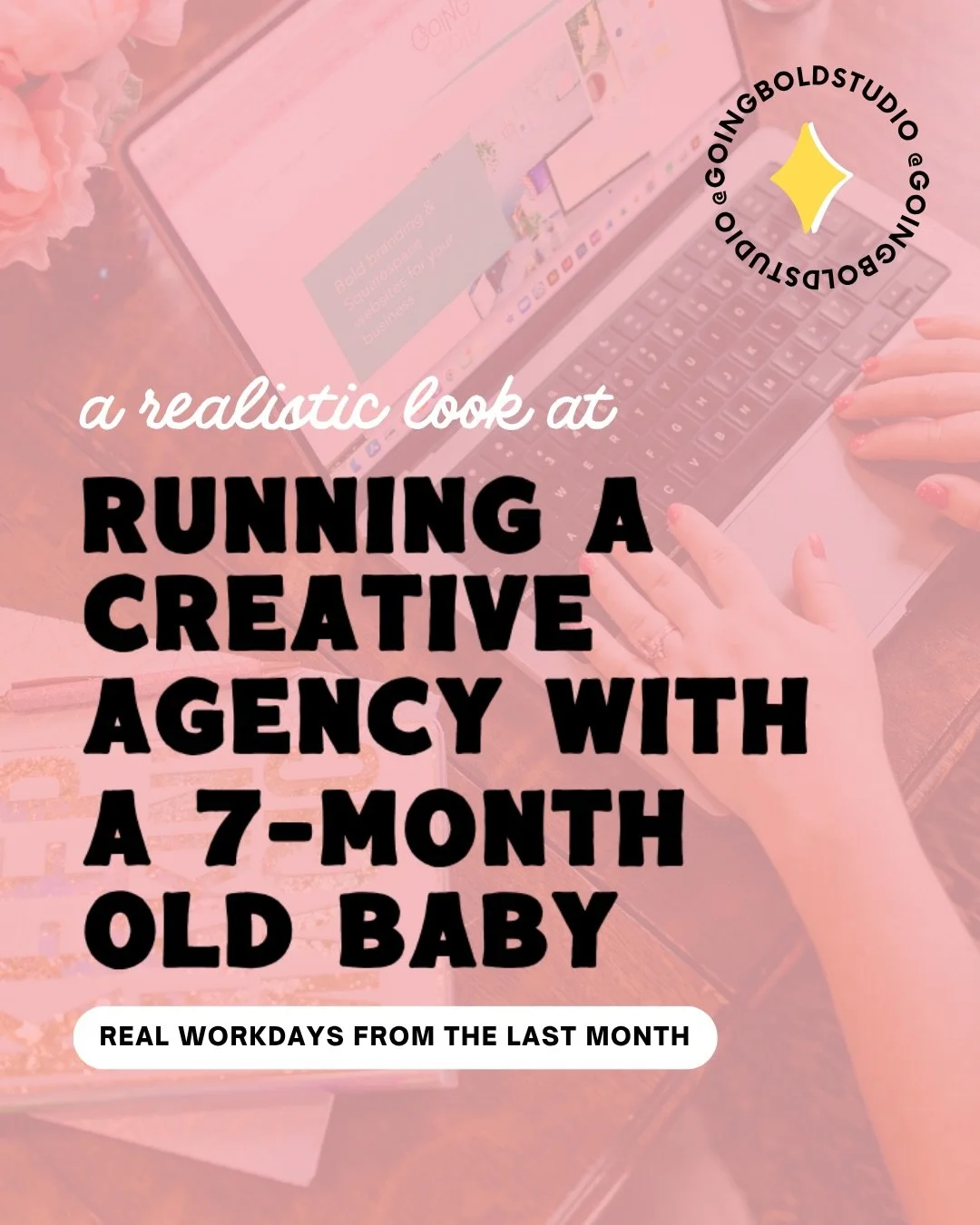 So what does life reallyyyy look like right now in this new season? Swipe for a look at five of my workdays from the last month, timestamps and all! 👀

Real talk, running my business with a 7-month old and part-time childcare has definitely required