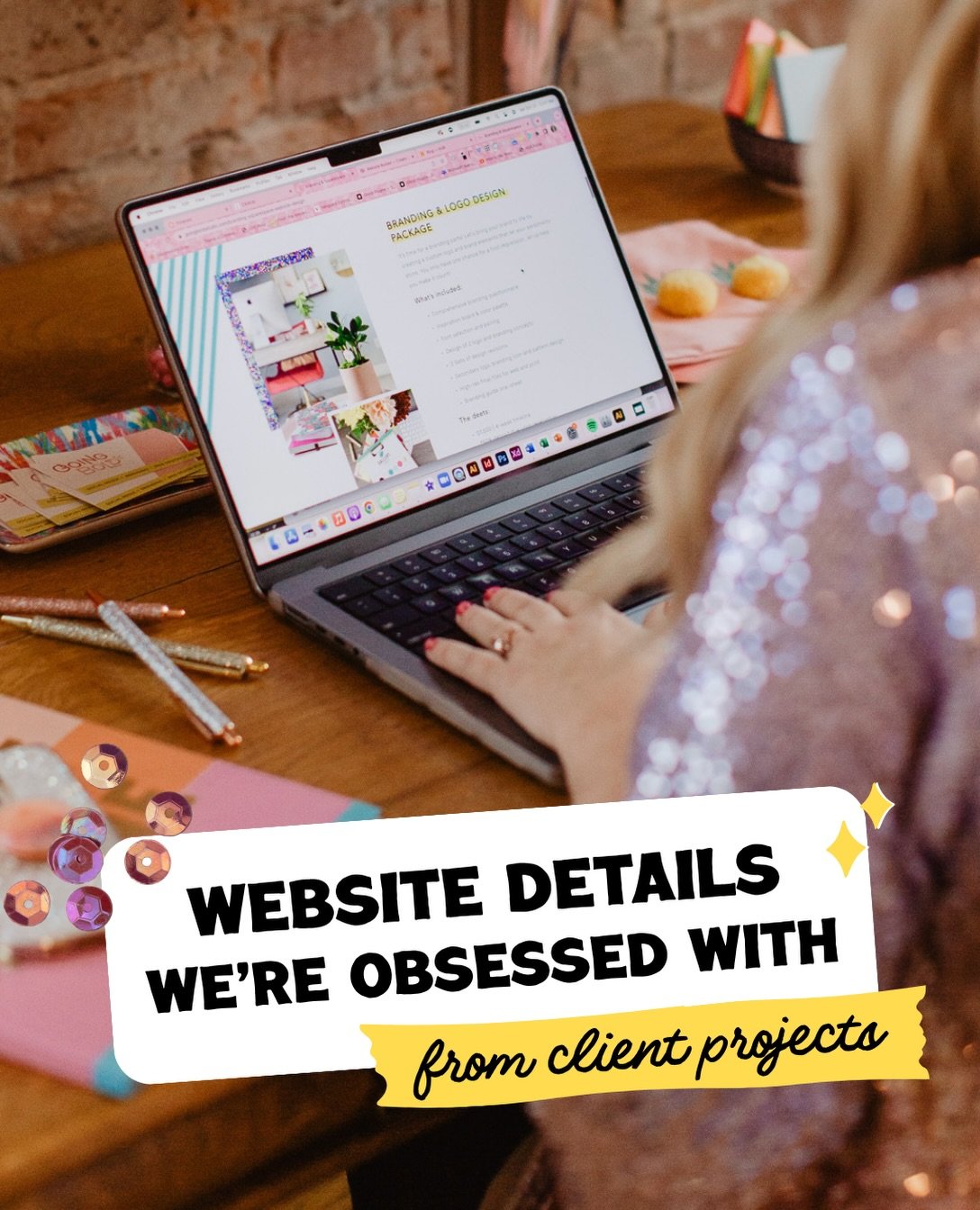 You know I&rsquo;m a sucker for fun website details! 🎉

Scroll effects, interactive elements, unexpected menus&hellip; those little touches can add so much personality to a website and make it more fun to explore.

Swipe to see some of my favorite f