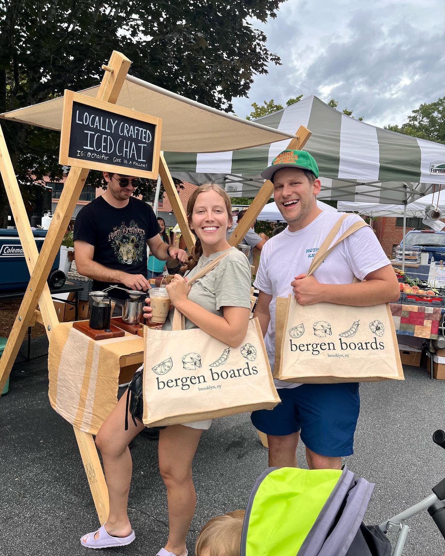 repping bb totes in asheville this weekend with my bro 👯&zwj;♀️💫