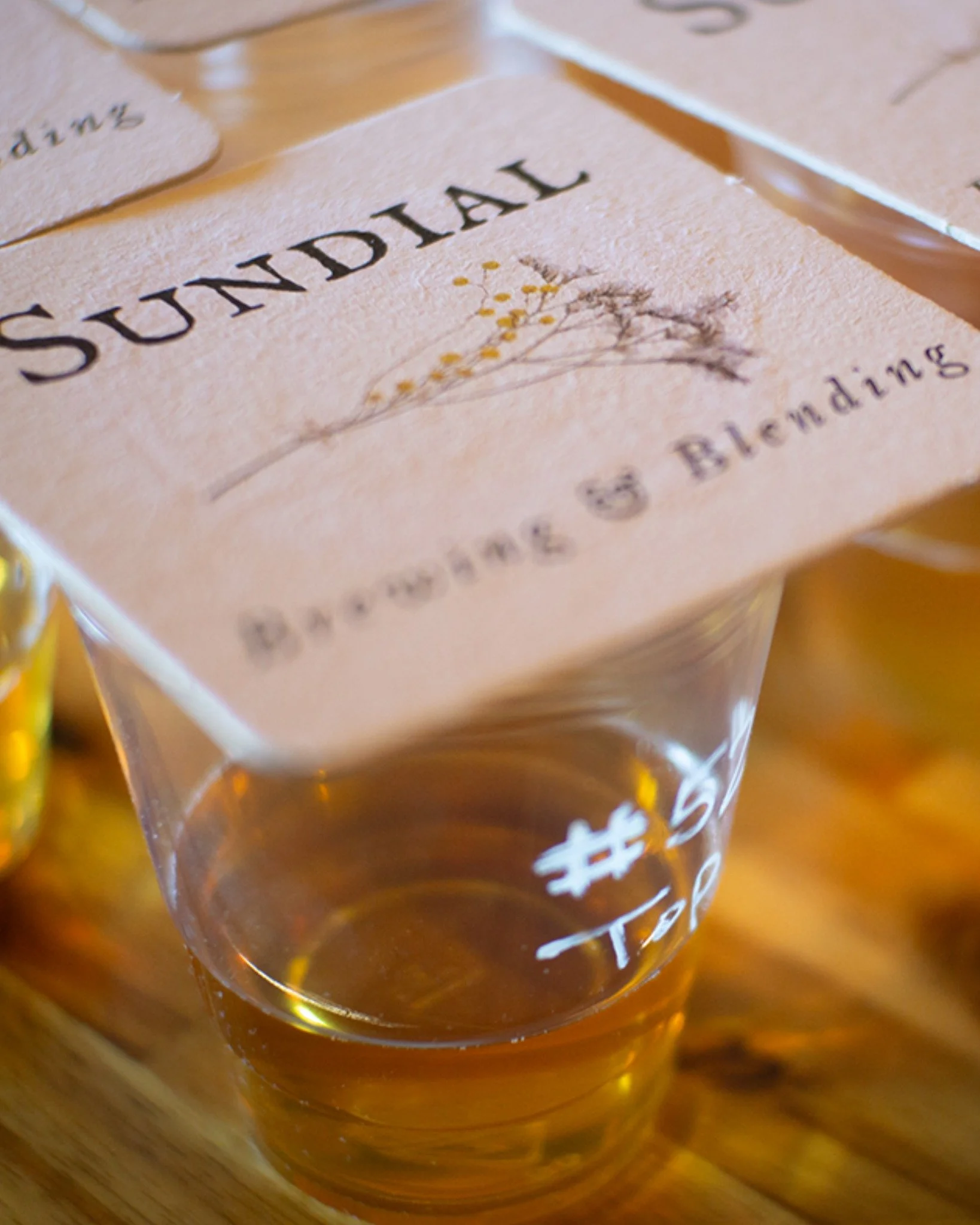 Food Truck Friday tonight with @le_truffnoir , 5&ndash;8pm.

Pictured: A glimpse of one of our blending sessions&mdash;tasting through barrel stock to build the foundation for a future fruited release.