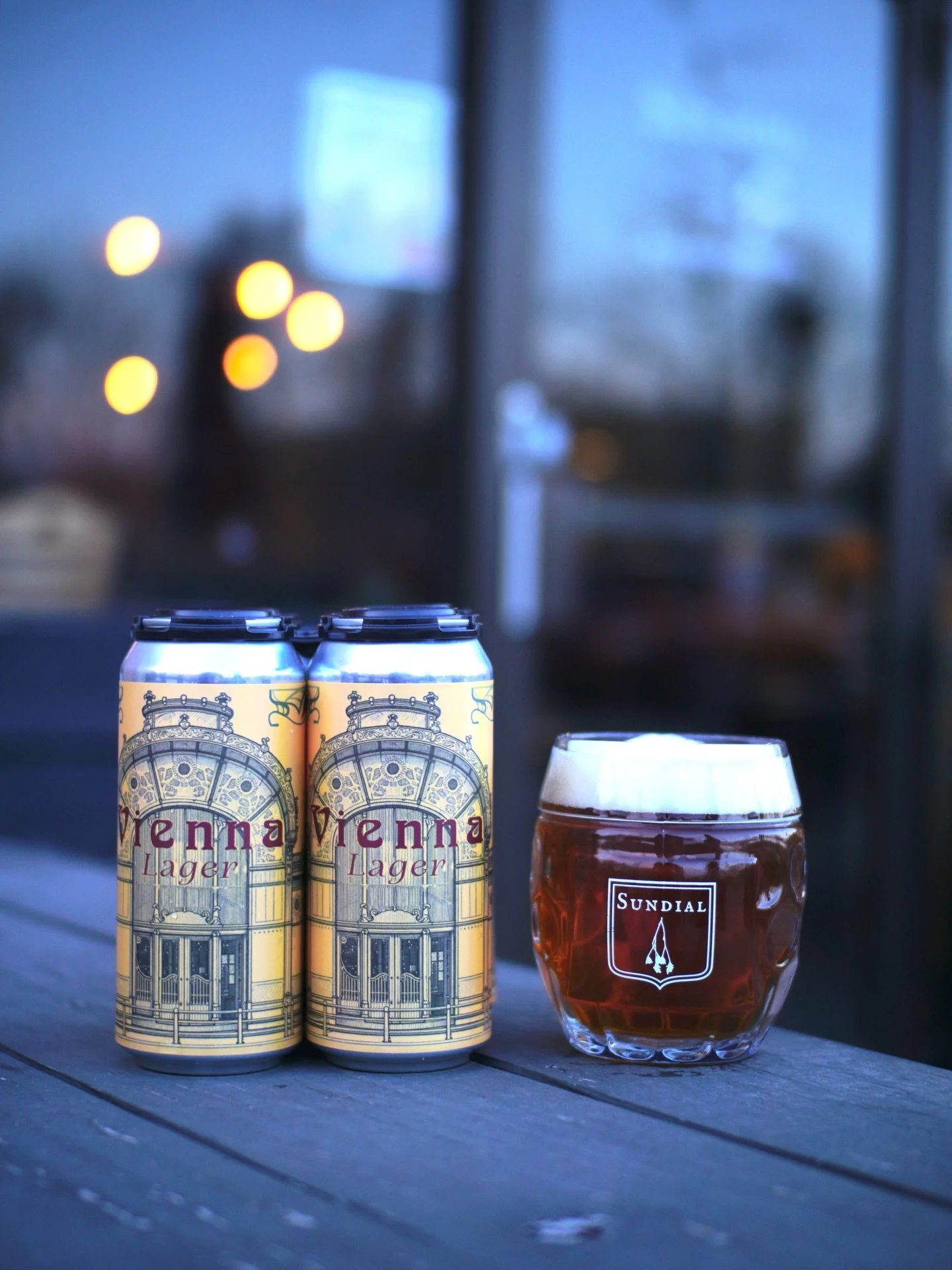Available now on draft in the taproom and in cans to-go

Vienna.
Warm amber glow, toasted bread crust, a touch of caramel sweetness, and a clean lager snap on the finish. Classic for a reason. Brewed with a mix of German malts and Sugar Creek malt fr