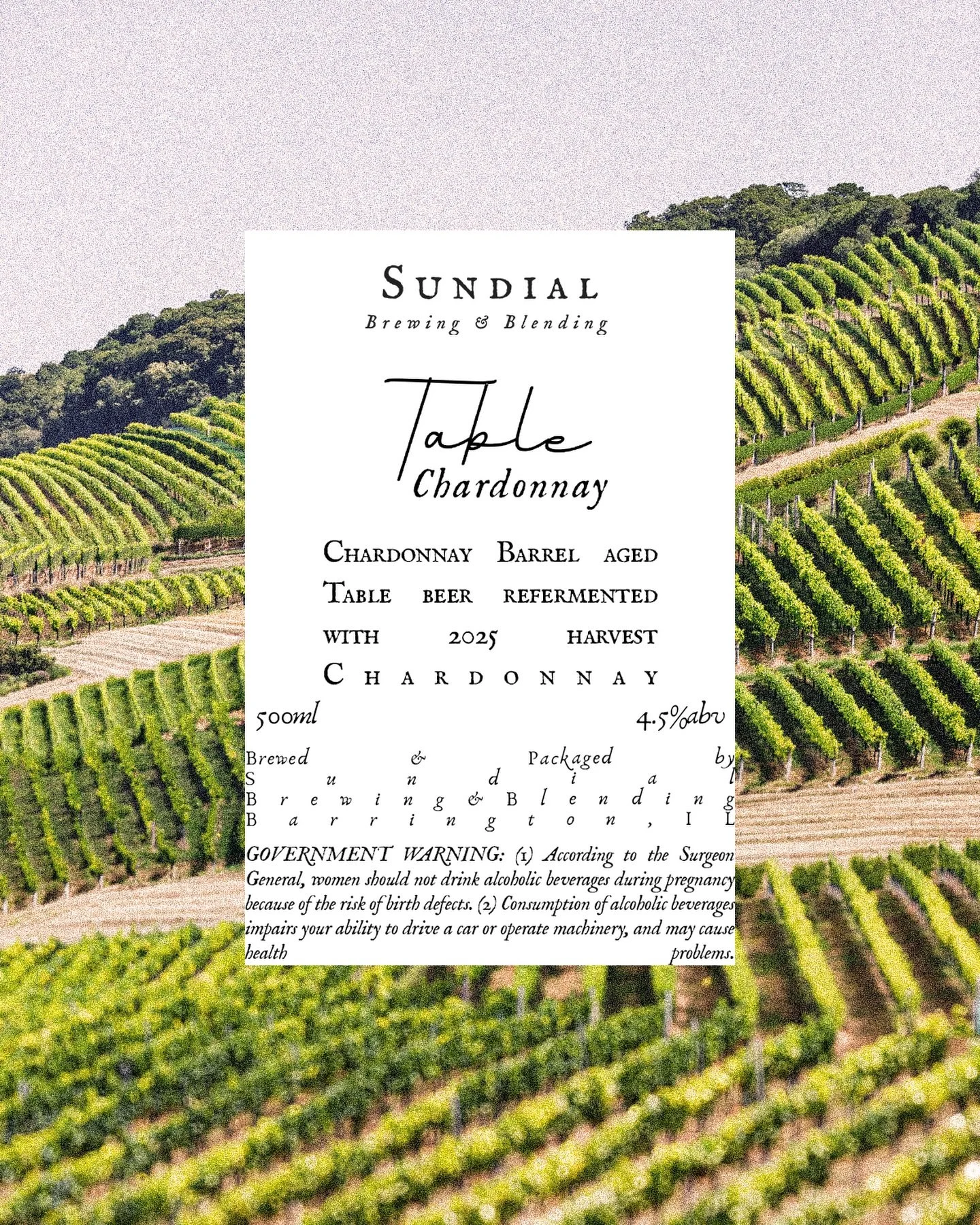 Available tomorrow, Thursday, in the taproom! 

Table Chardonnay

Table beer aged in a Chardonnay barrel for several months before mac&eacute;ration with Chardonnay. Fermented to complete dryness on the skins for a couple of months more and condition