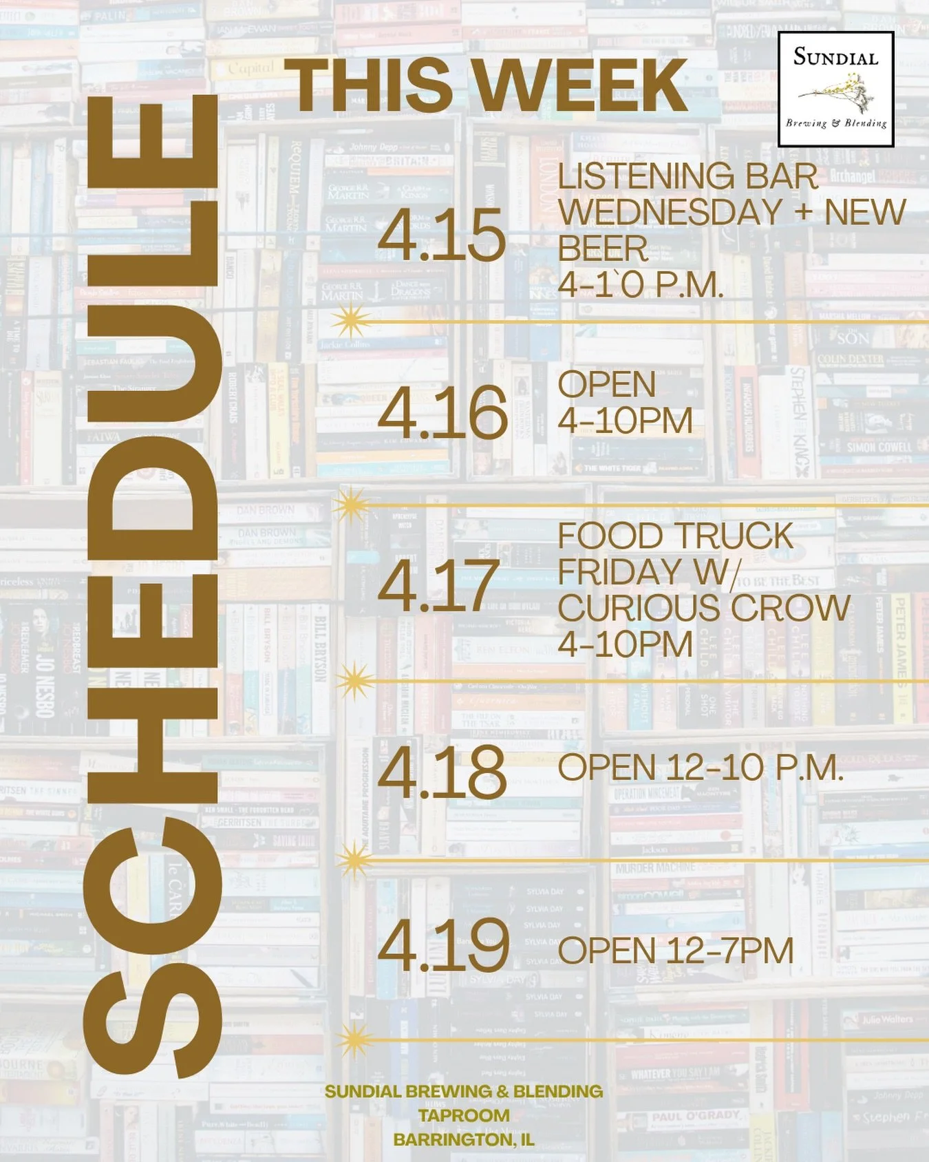 This week! 

Come hang, try some new beer and have a picnic! 

We&rsquo;re keeping the putting green out front for as long as we can. Links &amp; drinks runs until April 30th - there is all sorts of prizes involved!