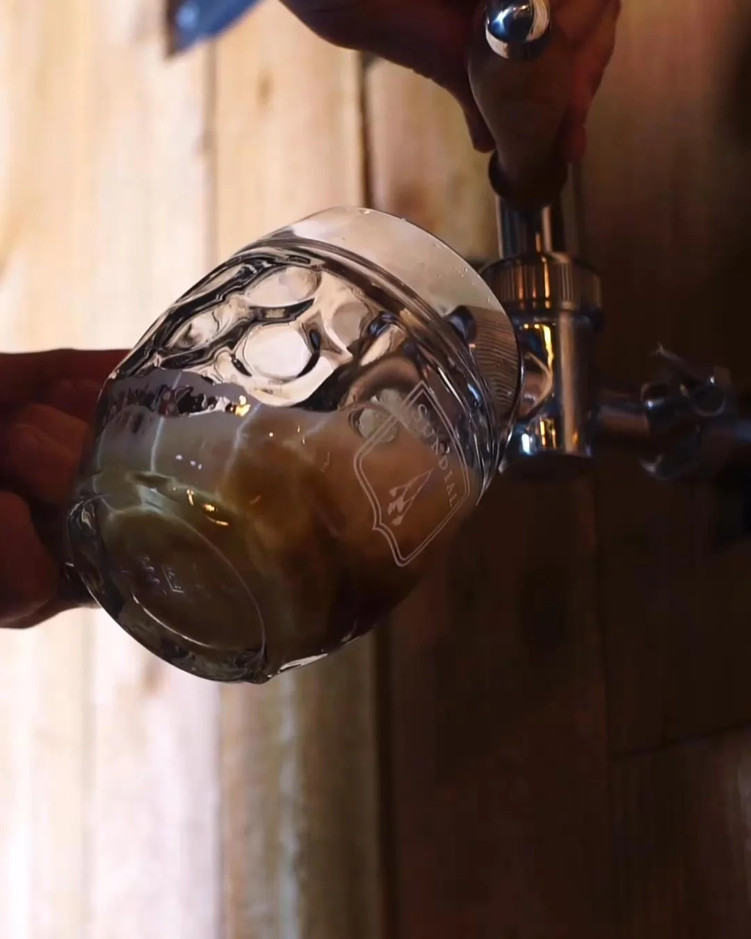 Foam first.

Our Czech-Style Tmav&eacute; is back on draft and pouring through the Lukr faucet. Soft, creamy, and packed with notes of toasted bread, caramel, and cocoa, it's one of our favorite ways to showcase the beauty of Czech lager.

Tonight we
