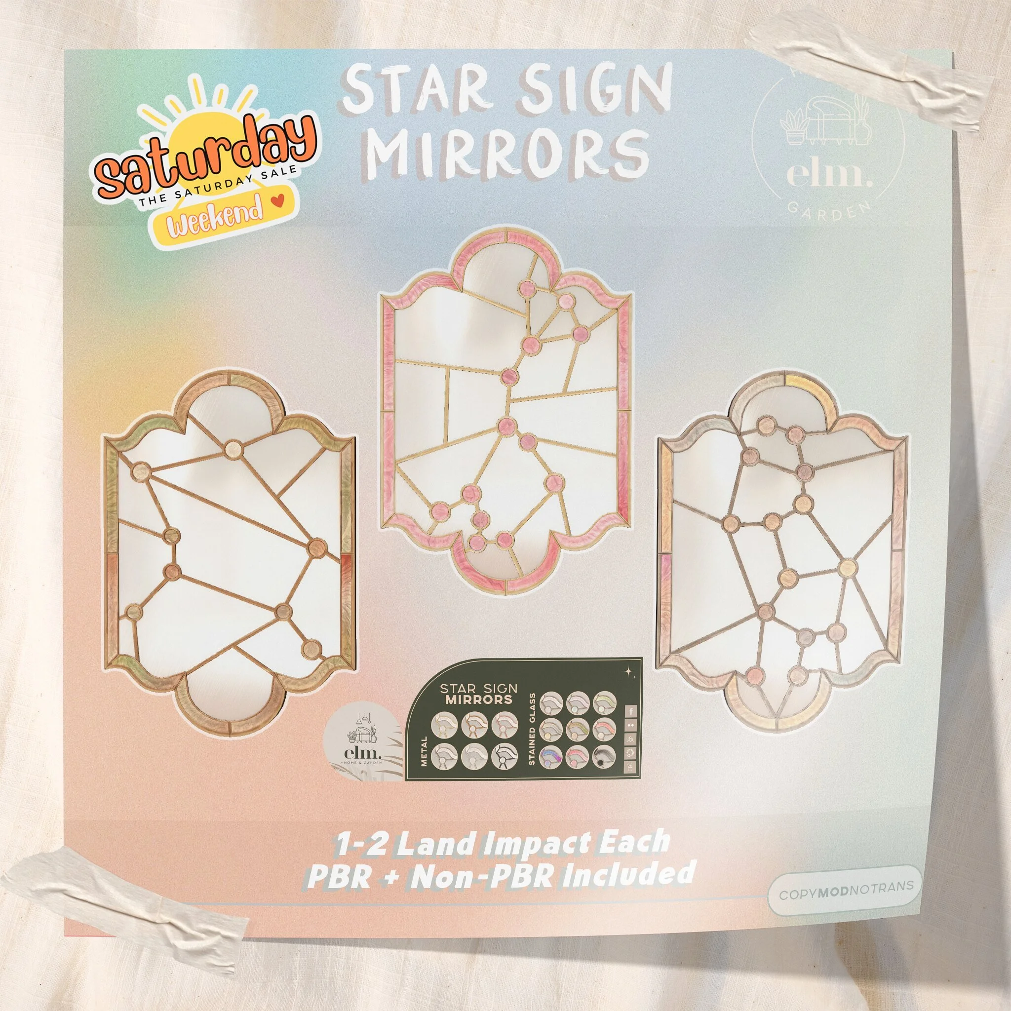Elm. Star Signs Mirror