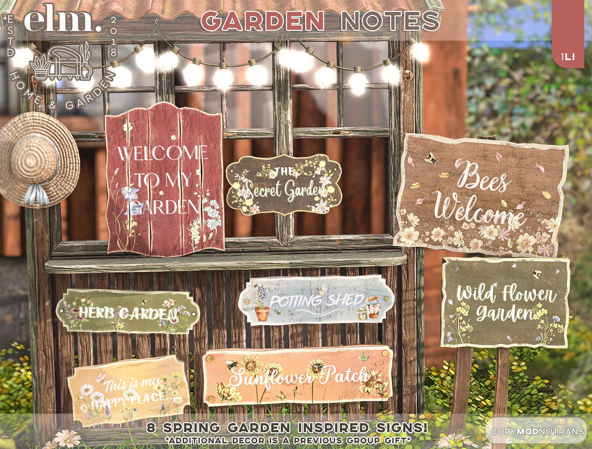 Elm. Garden Notes
