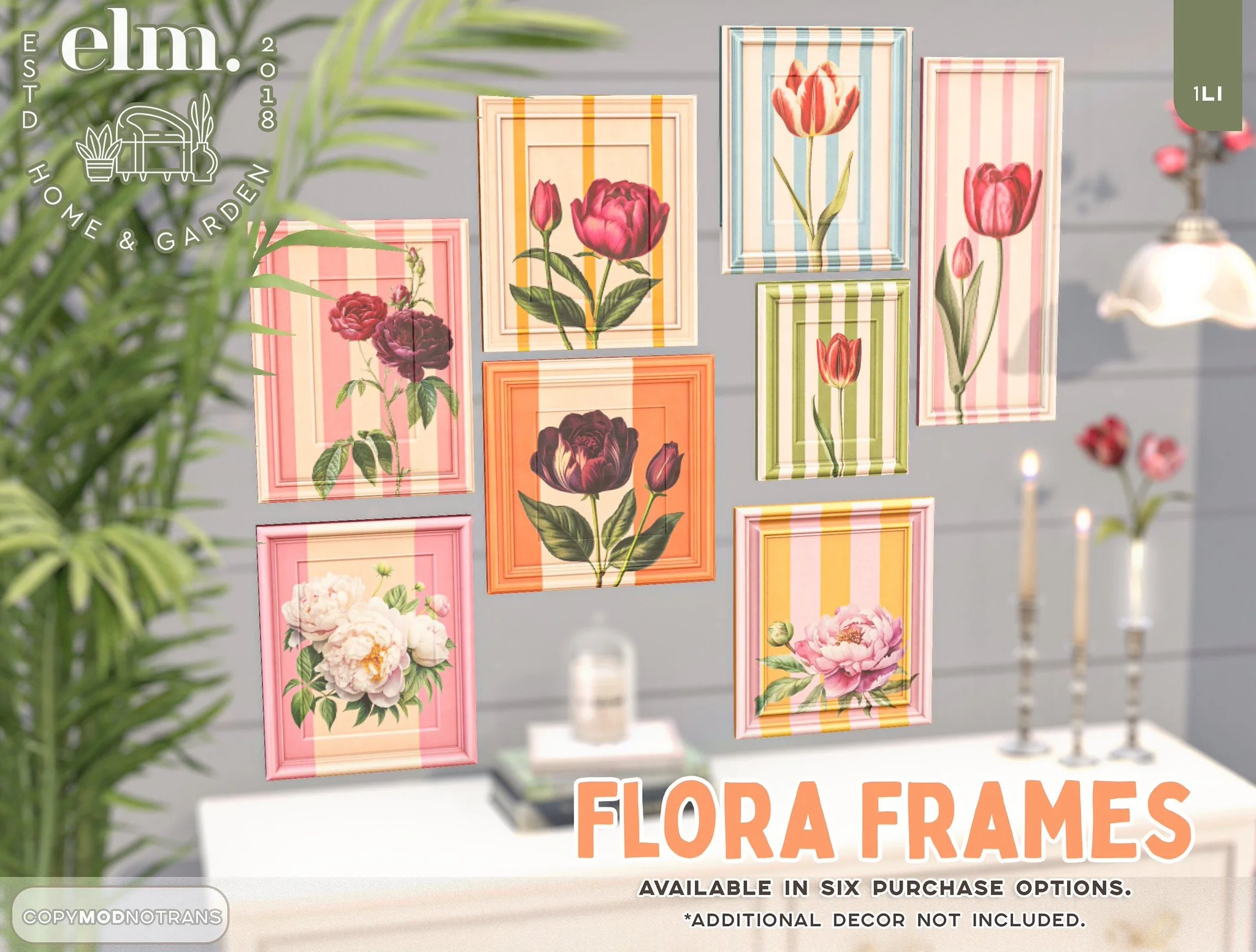 Elm. Flora Frames