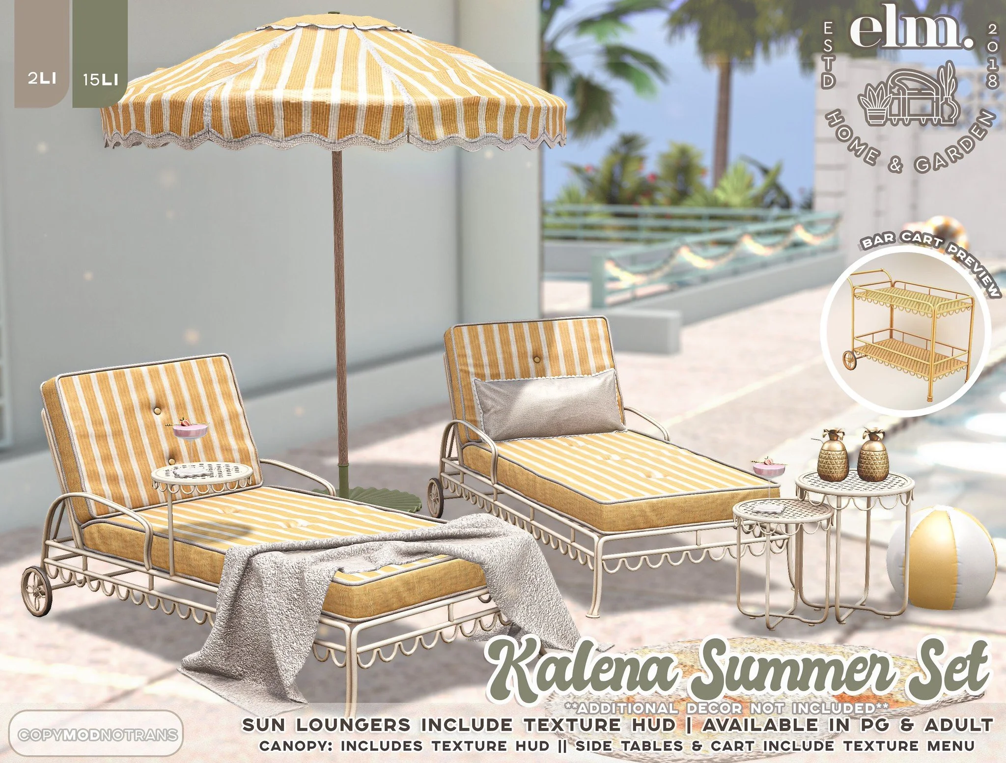 Elm. Kalena Summer Set