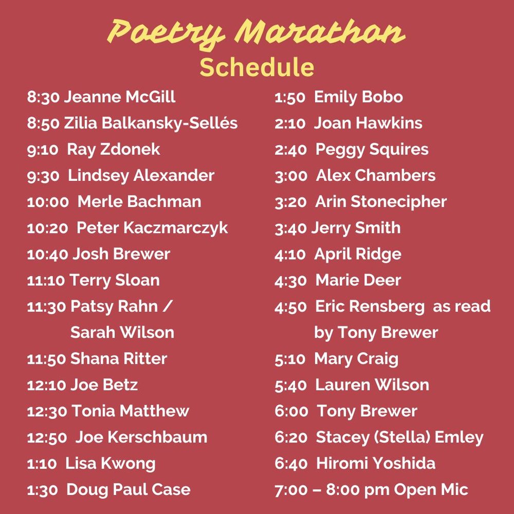 Poetry Marathon