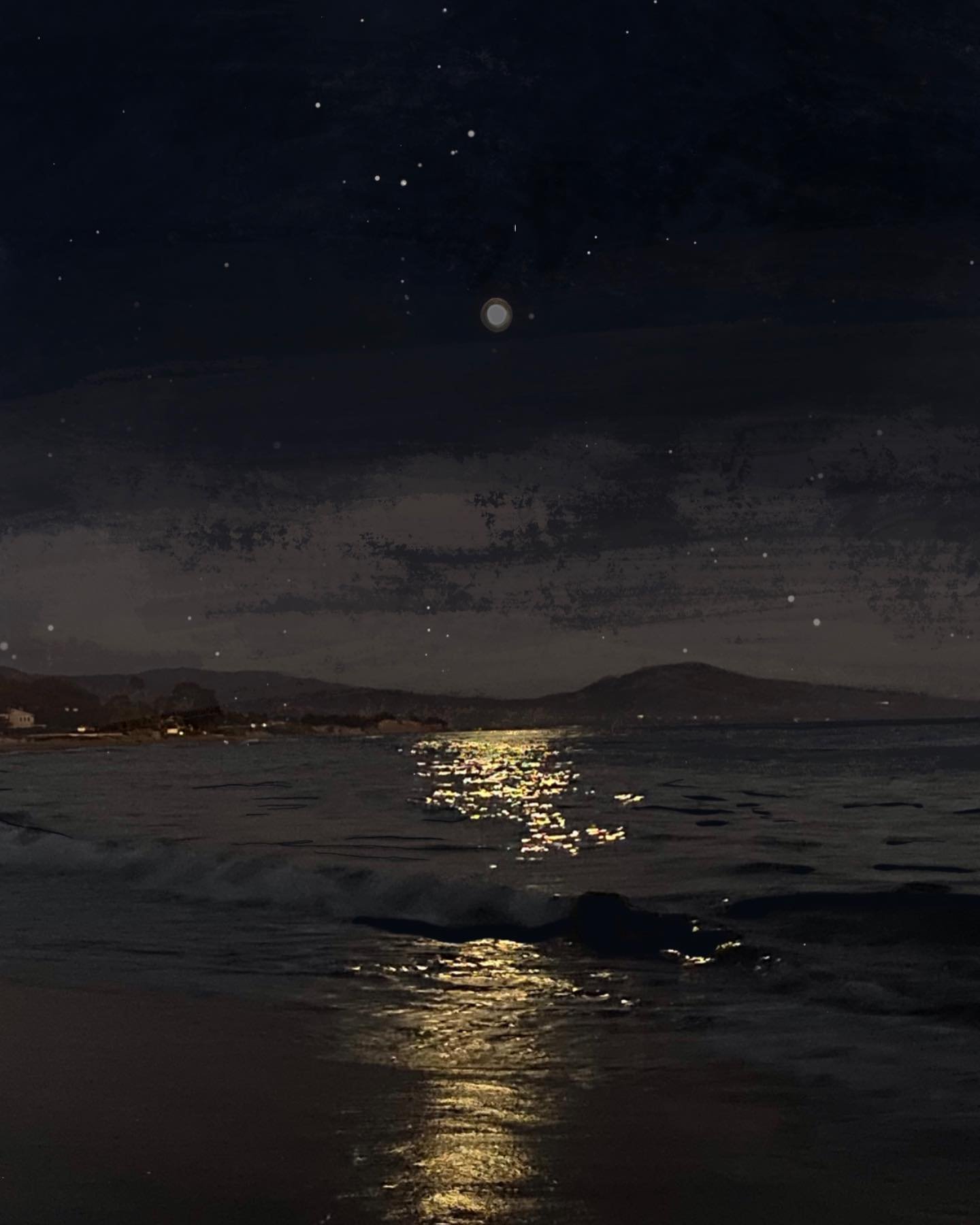 &ldquo;midnights at miramar in the moonlight&rdquo; #digitalart