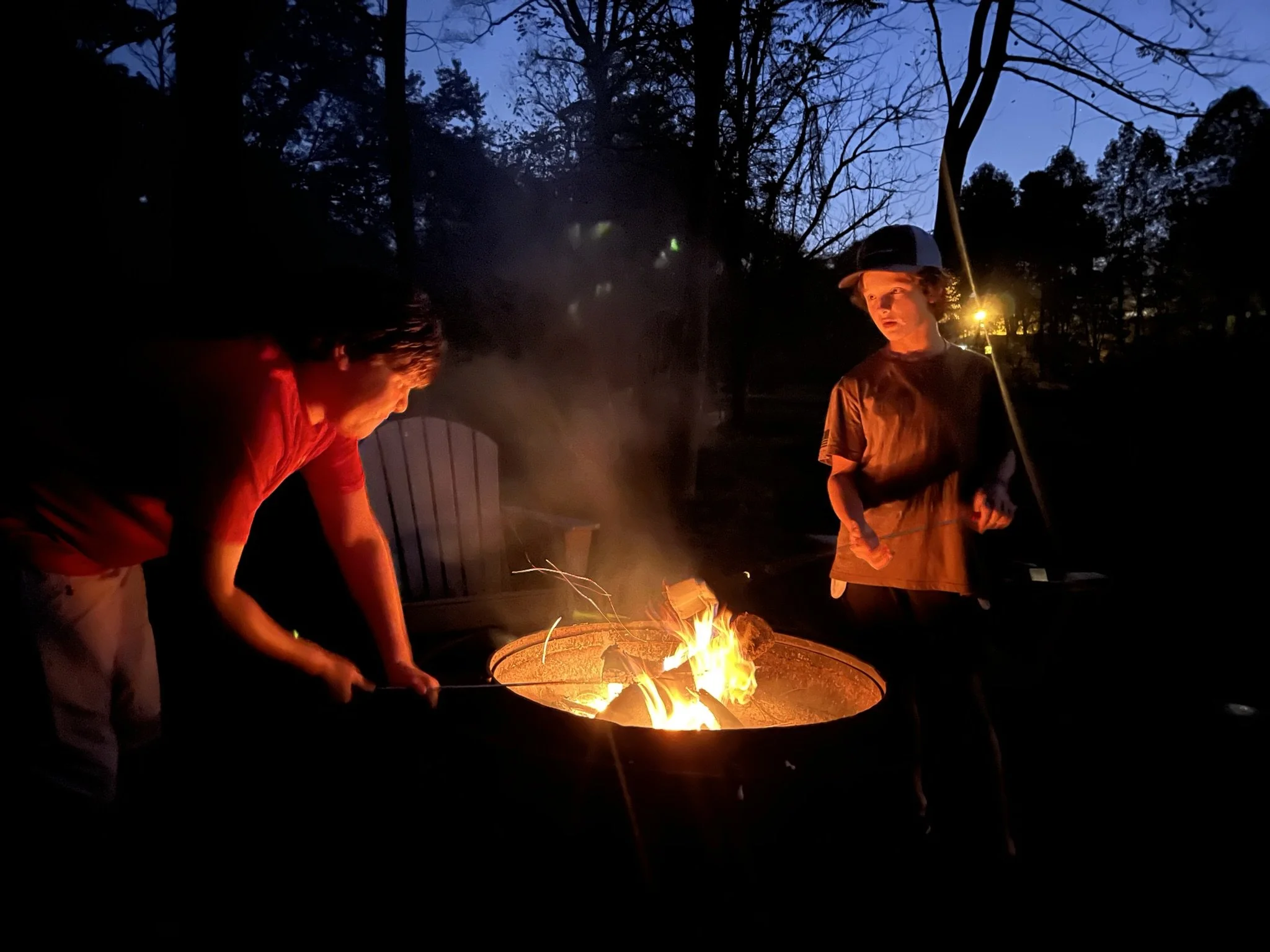 Hanging out at the fire pit listening to the sound of the river, roasting marshmallows, and sharing life stories is sure to be a lifelong cherished memory.  We provide the wood, fire starters, and lighters, you provide the stories.