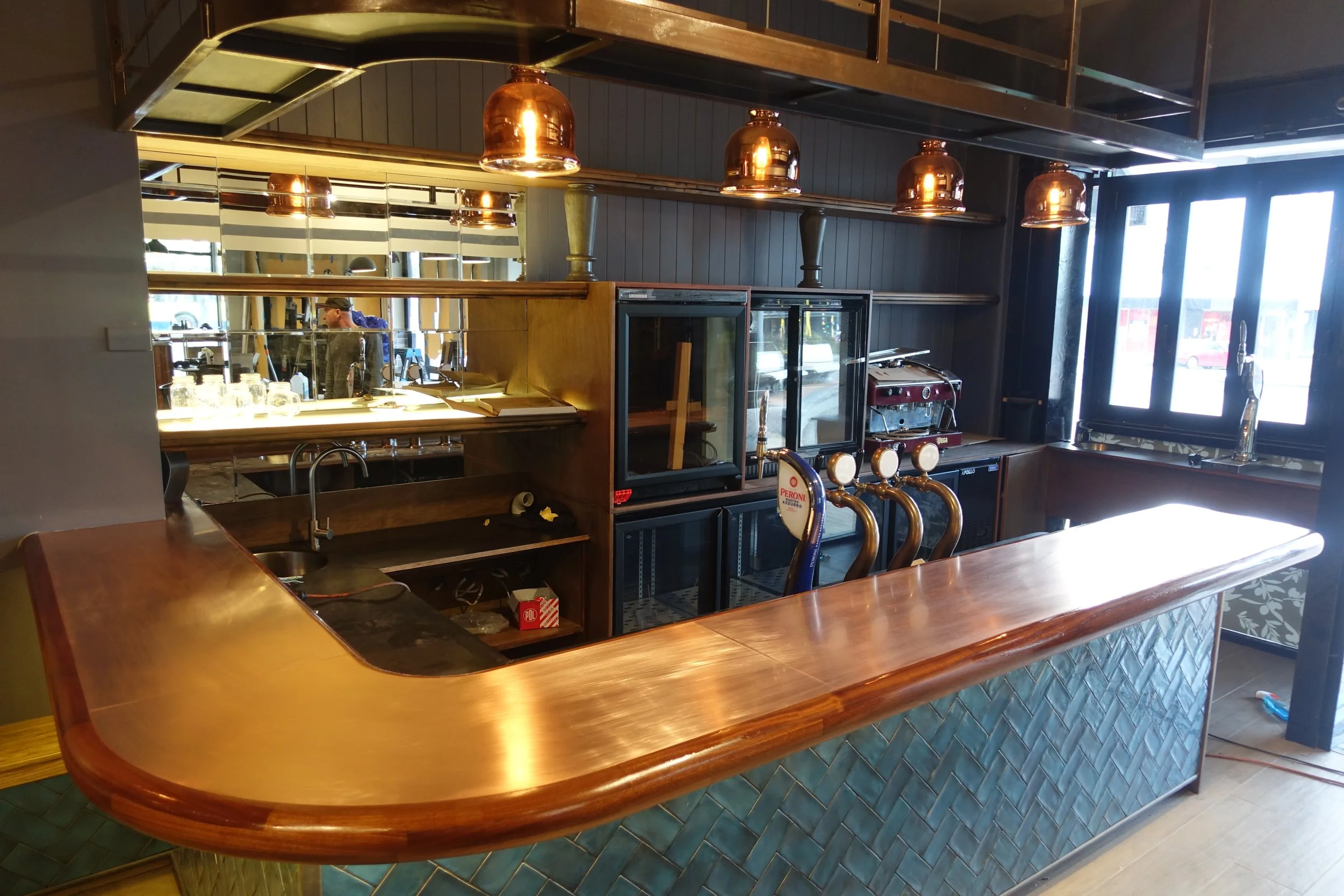 Joinery for bar, cafe and shop fitouts