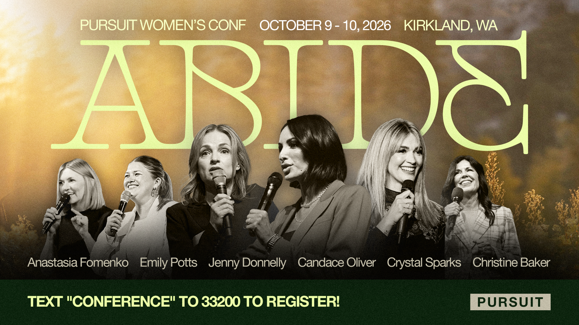 Abide – Pursuit Women's Conference