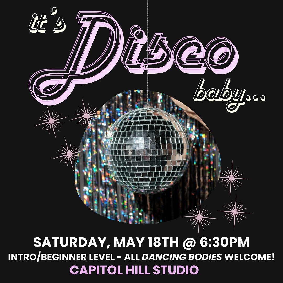 The workshop you&rsquo;ve been waiting for is finally here! The disco era was SO ICONIC as it changed the way people moved. It was the first movement to bring together people of ALL walks of life, celebrating their differences, and uniting through up