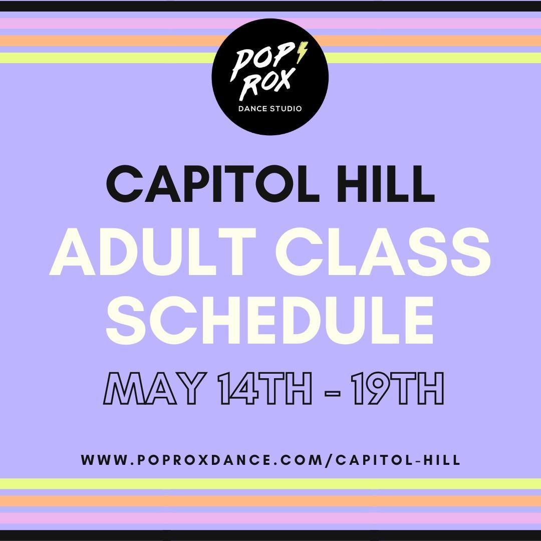 Happy Monday dancers! Capitol Hill classes start tomorrow! We have a full week of classes for you &ndash; including our FIRST EVER Disco workshop &ndash; this SATURDAY @ 6:30PM! 

Scroll through to check out our classes this week! 

Head to our websi