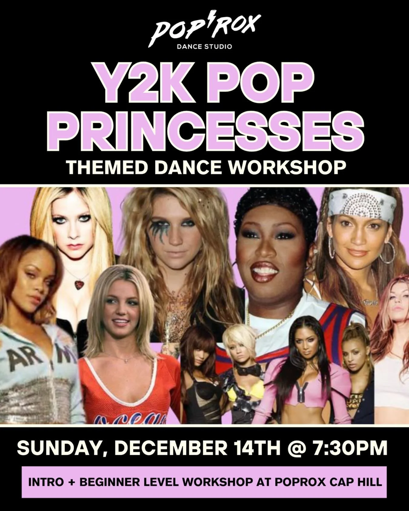 Get ready to throw it back to the ultimate era of gloss, glitter, and pop perfection! This Y2K Pop Princesses workshop is all about celebrating the icons who defined the early 2000s with their chart-topping hits and unforgettable dance moves.

We&rsq