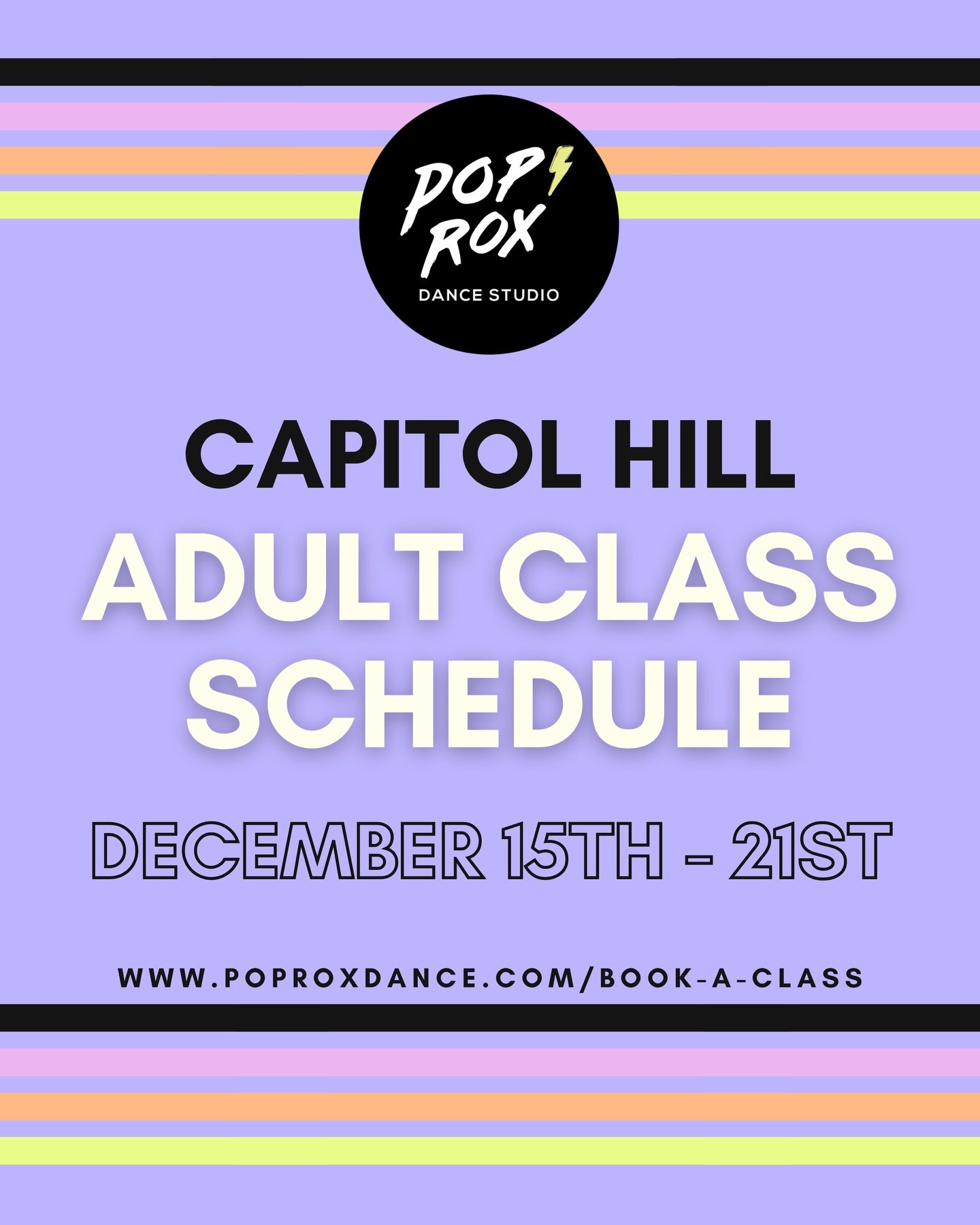 Happy Monday dancers!! Check out our Capitol Hill classes this week. Click the link in our bio or head to our website to register and to find detailed class descriptions, level breakdowns, and more!!