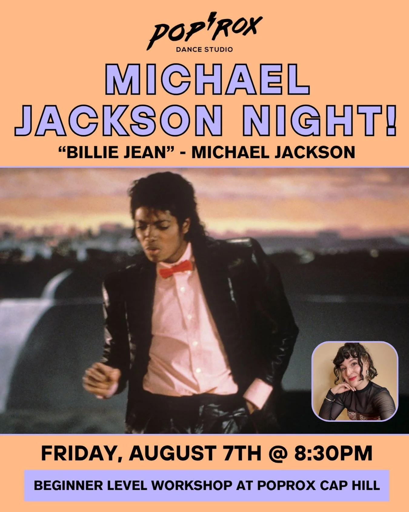 Step into the spotlight for a special Michael Jackson Dance Night as we celebrate one of pop music&rsquo;s most legendary performers. Known for his unforgettable stage presence, signature style, and timeless choreography, Michael Jackson continues to