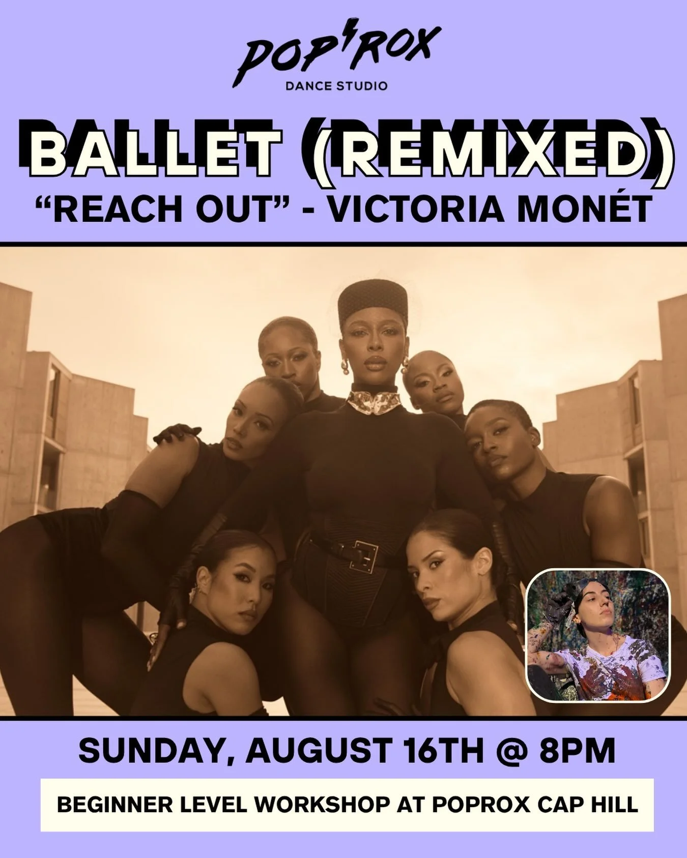 Join us for our next Ballet (Remixed) workshop, moving to the beat of Victoria Mon&eacute;t&rsquo;s newest track, &ldquo;Reach Out.&rdquo; This class blends classical ballet foundations with a playful, vibey twist &mdash; inviting dancers to loosen u