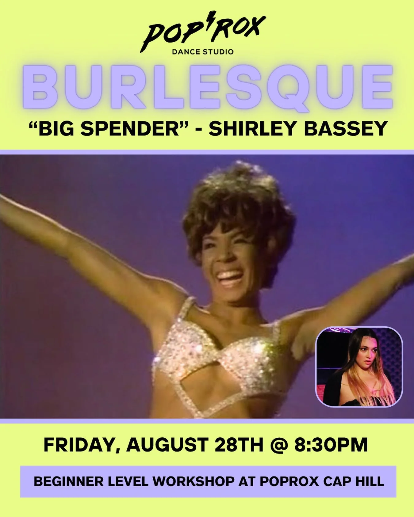 Join us for our next round of Burlesque Workshops, led by our instructor, Lilli. This beginner-friendly class will introduce the art of burlesque through sensual movement, musicality, and playful expression. You&rsquo;ll learn the art of the tease an