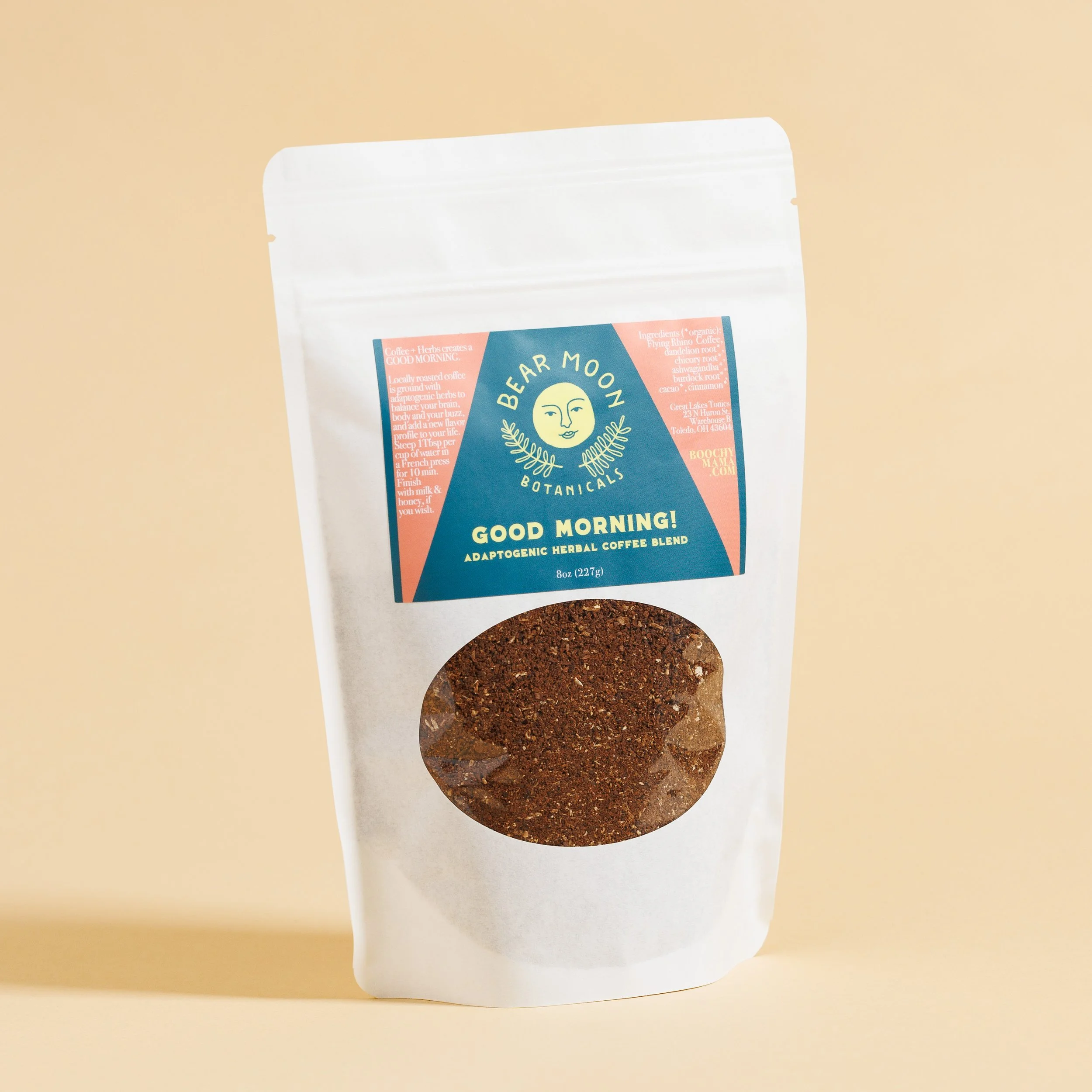 Good Morning! Adaptogenic Herbal Coffee *Best Seller* — Boochy Mama's
