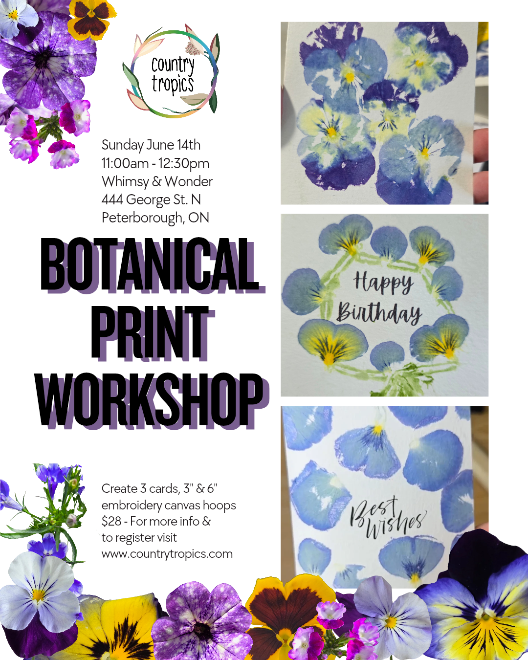 Botanical Print Workshop