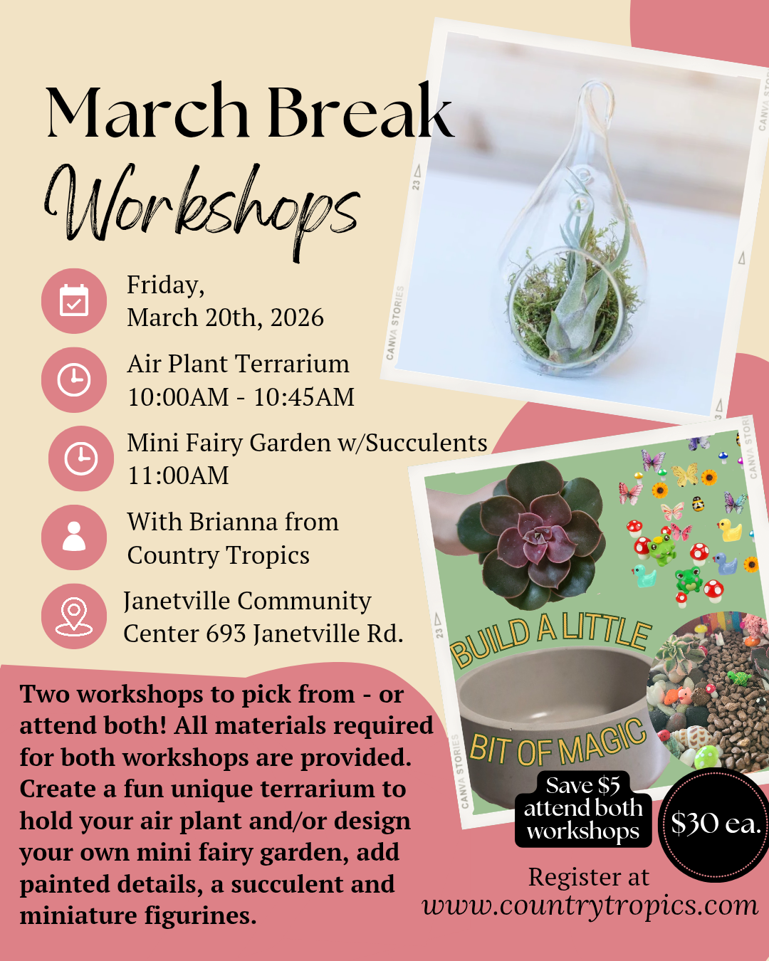 March Break Workshop - Janetville