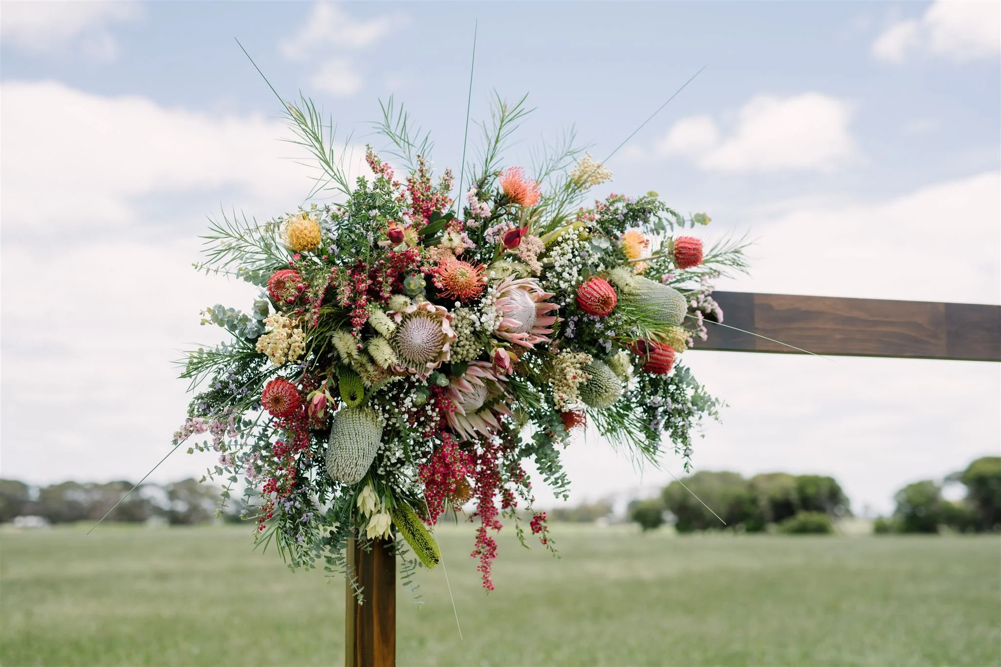 Native Ceremony Arbor Arrangement