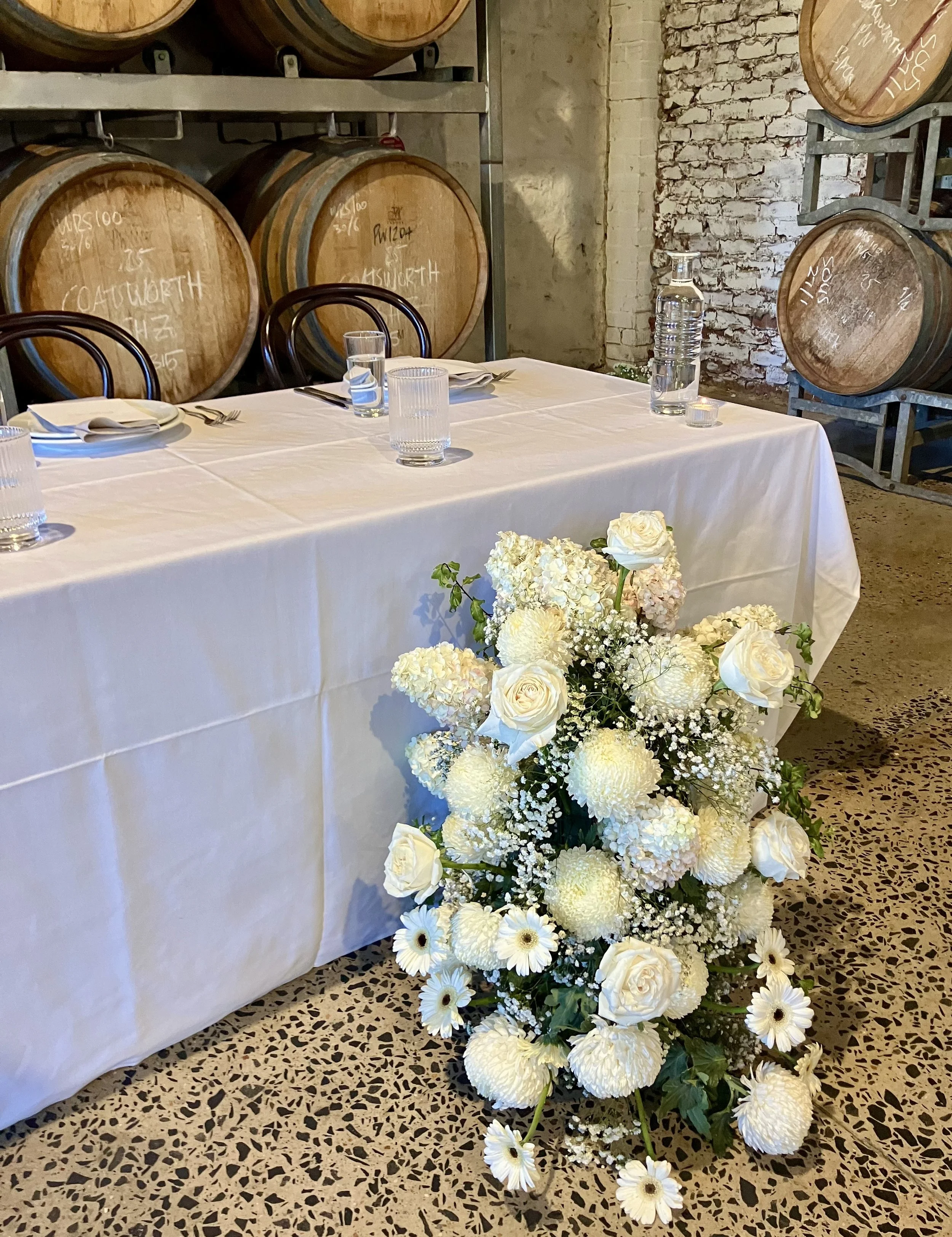 Ceremony relocated to Bridal Table