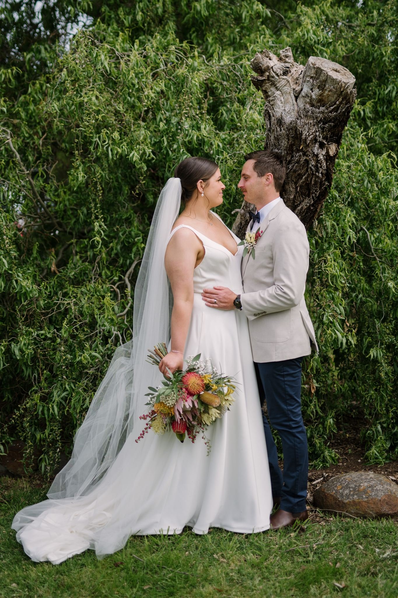 Brides Bouquet & Grooms Buttonhole
