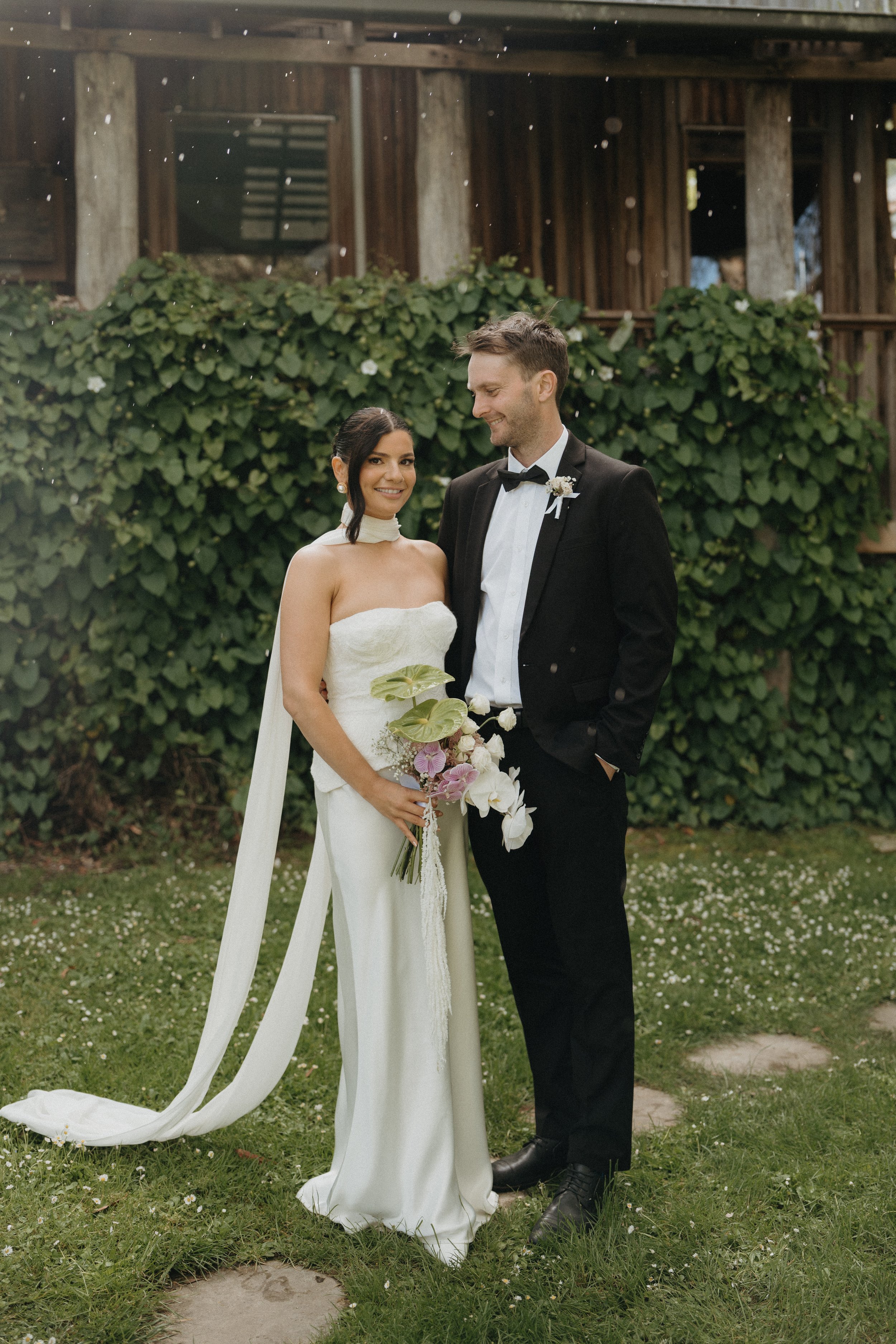 T & C Forrest Vic Wedding  -  Bridal Bouquet & Buttonhole