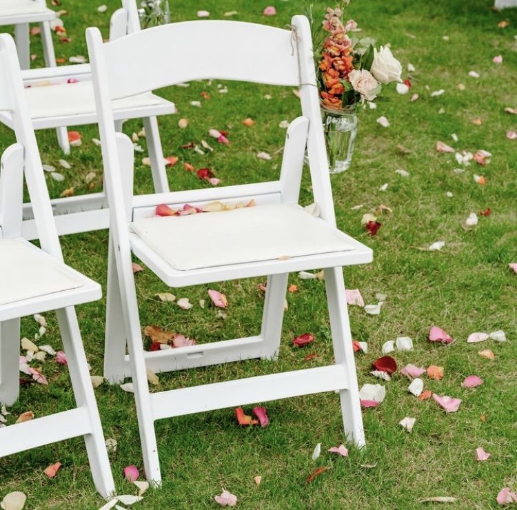 Wedding Chairs & Jar Arrangements - relocated to the Reception