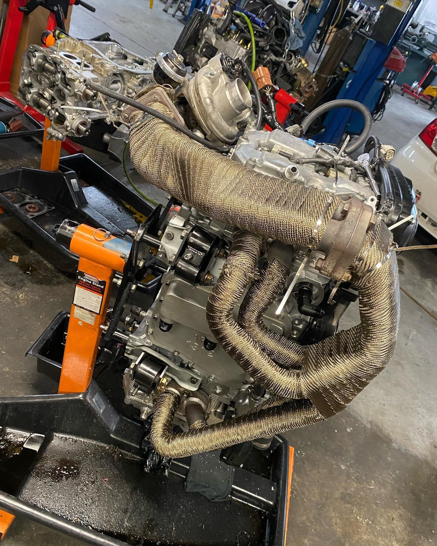 We&rsquo;ll be back in the shop soon, almost done with our move and finishing the last jobs of our old location.  Here&rsquo;s what you get with an @iagperformance magnum short block, ported heads, valvetrain, full race turbo kit wrapped in house, ma