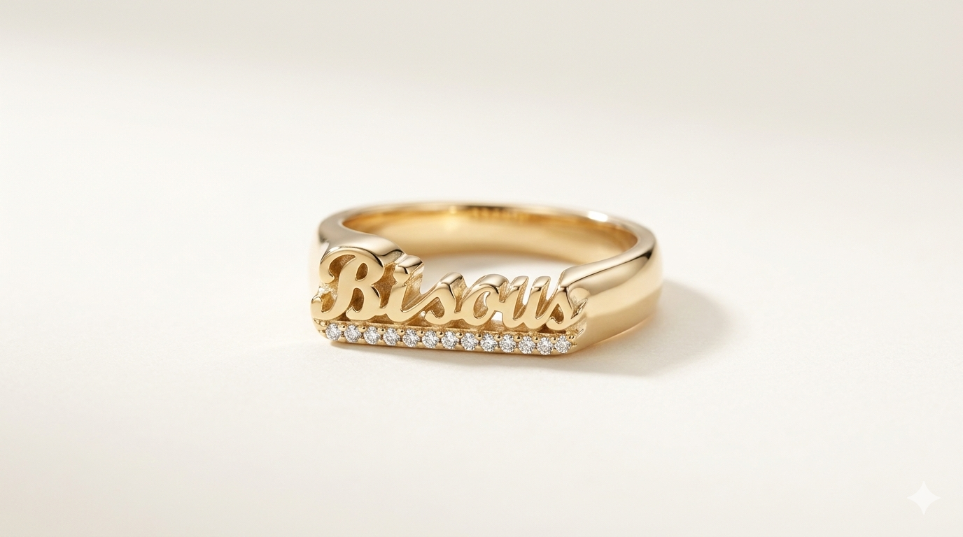 Bisous Signet Ring