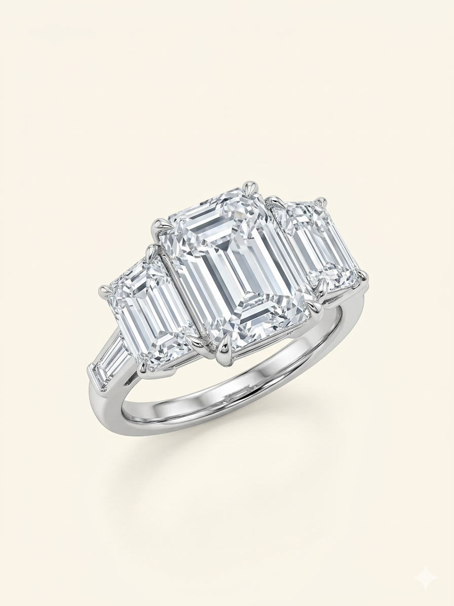 Classic 3 Stone Ring