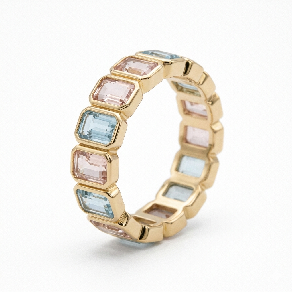 Cotton Candy Double Ring